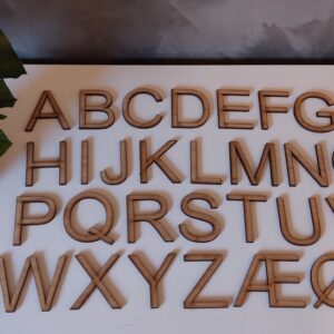 alfabet i træ
