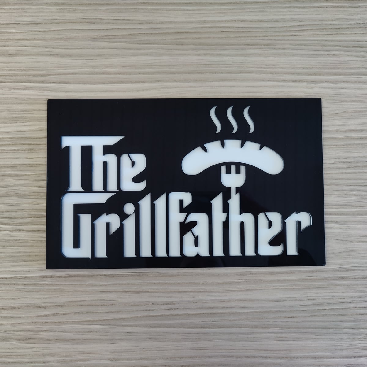 The Grillfather - skilt til grill far Skilteriet Vemmelev
